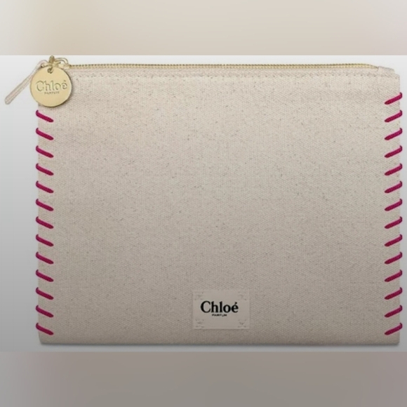 Chloe Parfum Canvase Pouch. "5 x 4". NEW IN BOX! - Picture 2 of 7